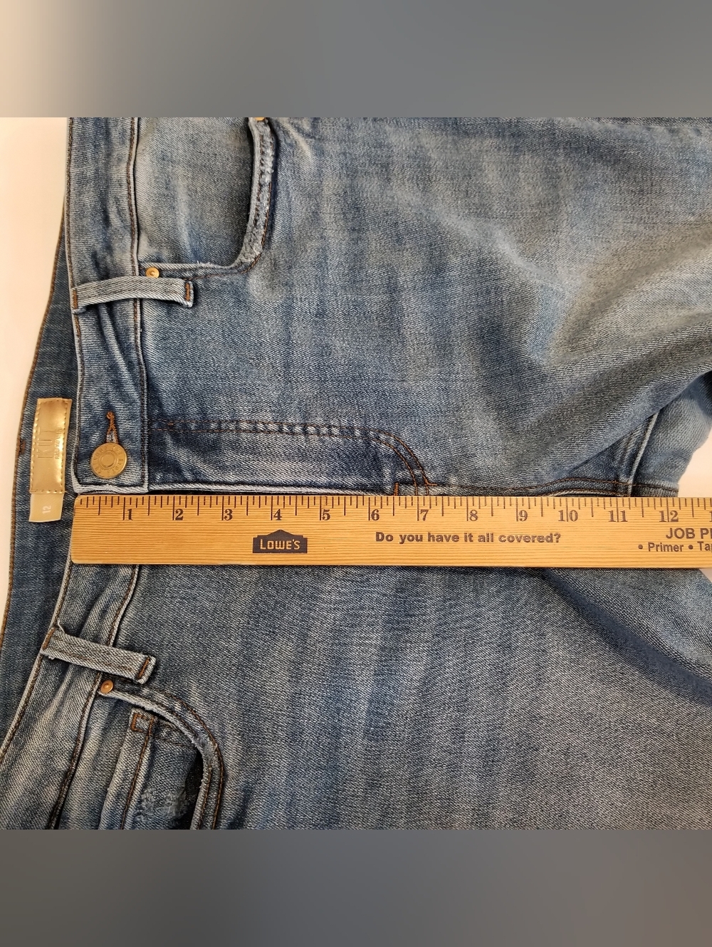 KUT FROM THE KLOTH Kelsey Fab Ab Ankle Flare Jeans Women's 12 Blue High Rise - Picture 10 of 10